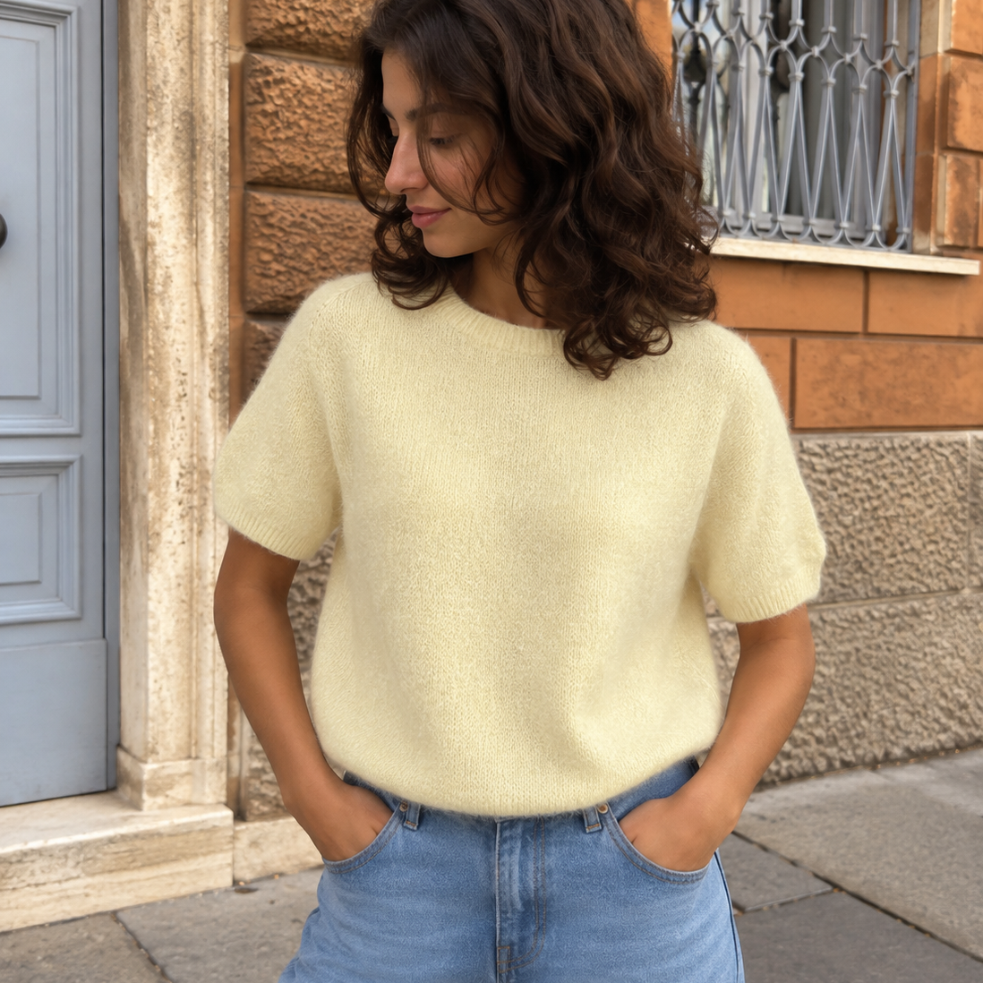 Livia Top Butter Yellow