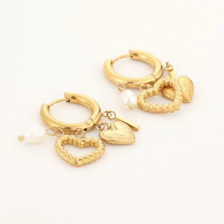 Charm Earrings Gold