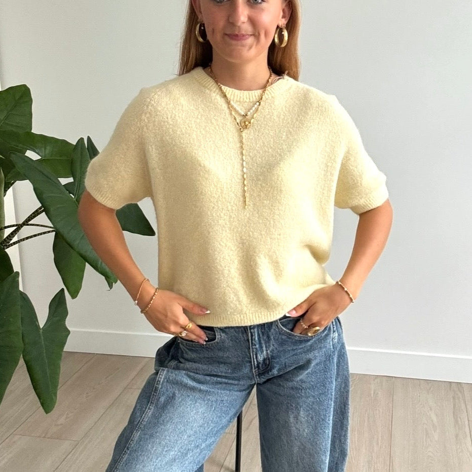 Livia Top Butter Yellow