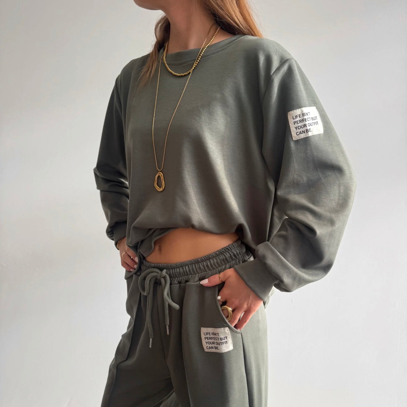Michelle Comfy Set Kaki