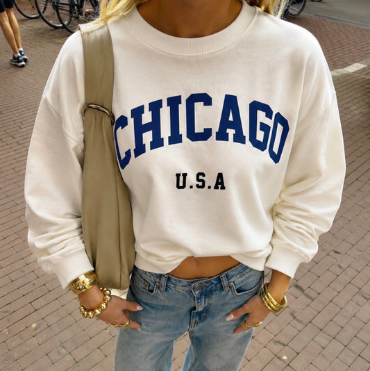 Chicago Sweater White