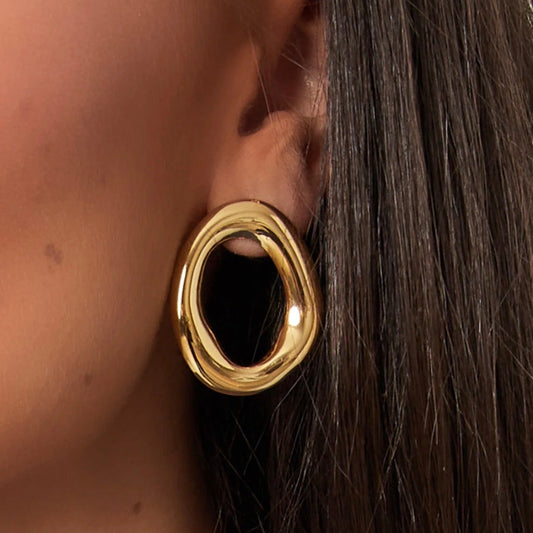 Hoops Earrings Gold