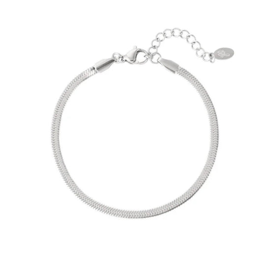 Plate Bracelet Silver