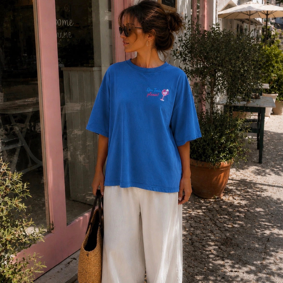 Gin Tonic T-shirt blue