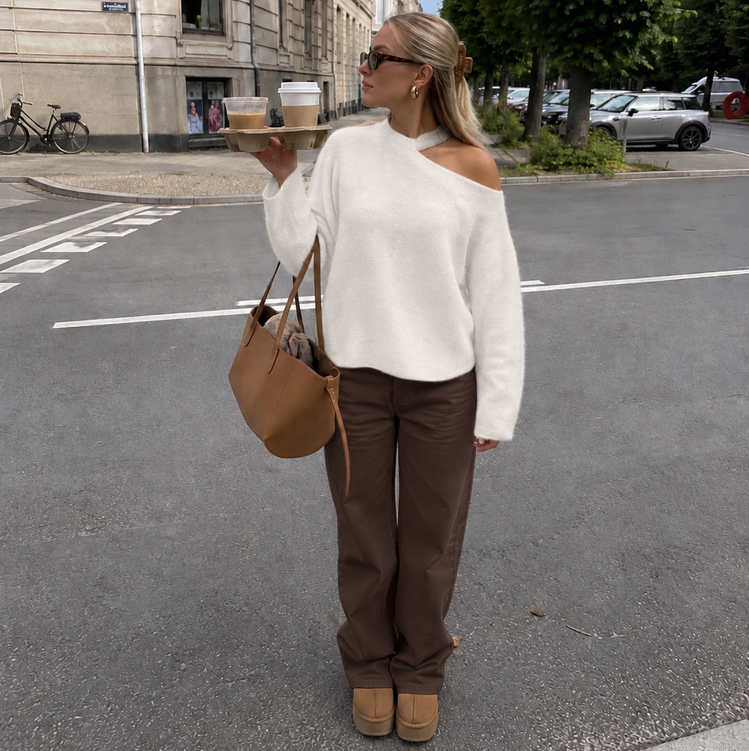 Sofia Sweater White