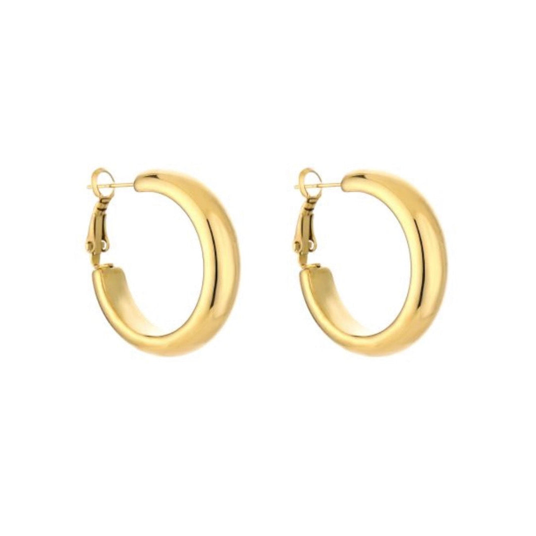 Alba Hoops Earrings Gold