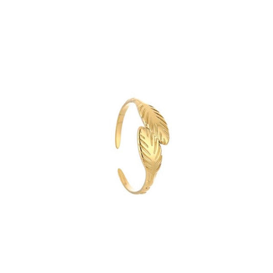 Leaves Ring Gold