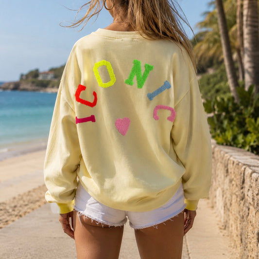 Iconic Sweater Butter Yellow