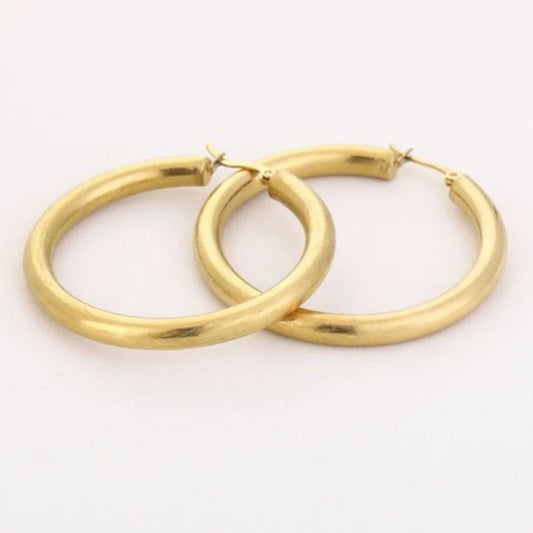 Glory Hoops Earrings Gold