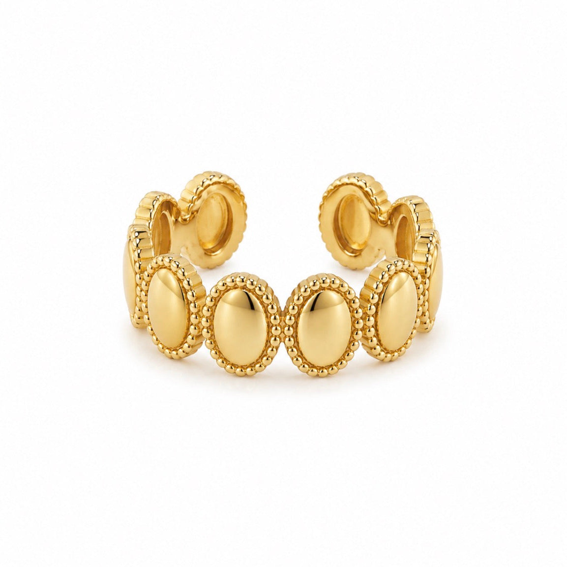 Multi oval Ring Gold