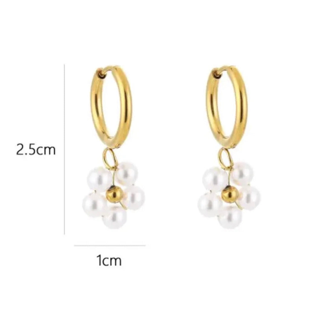 Daisy Earrings Gold