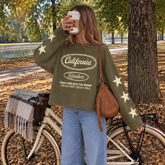 California Star Longsleeve Khaki