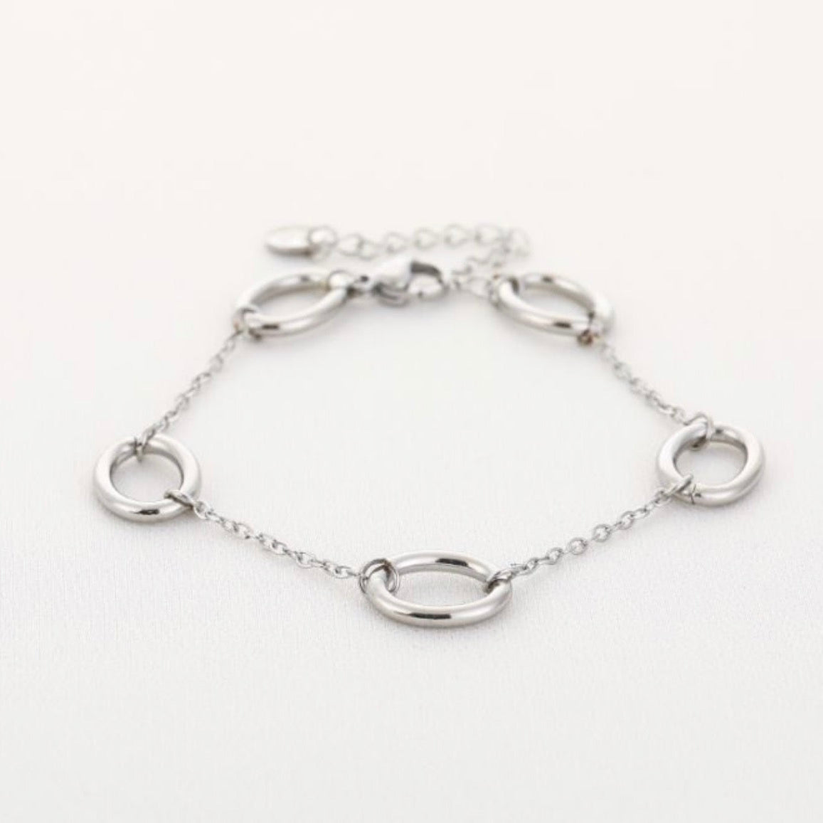 Multi Hoop Bracelet Silver