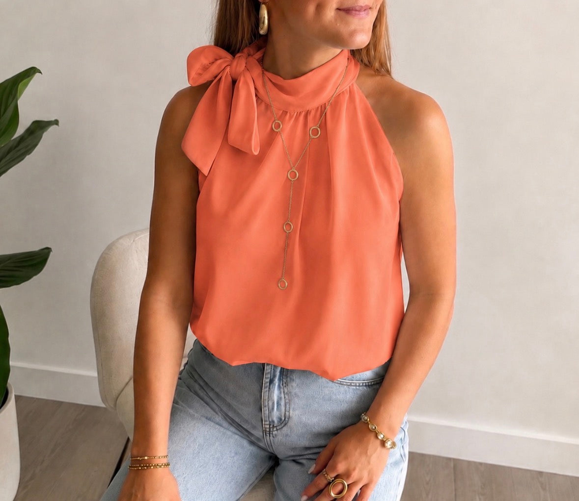 Bella Top Coral