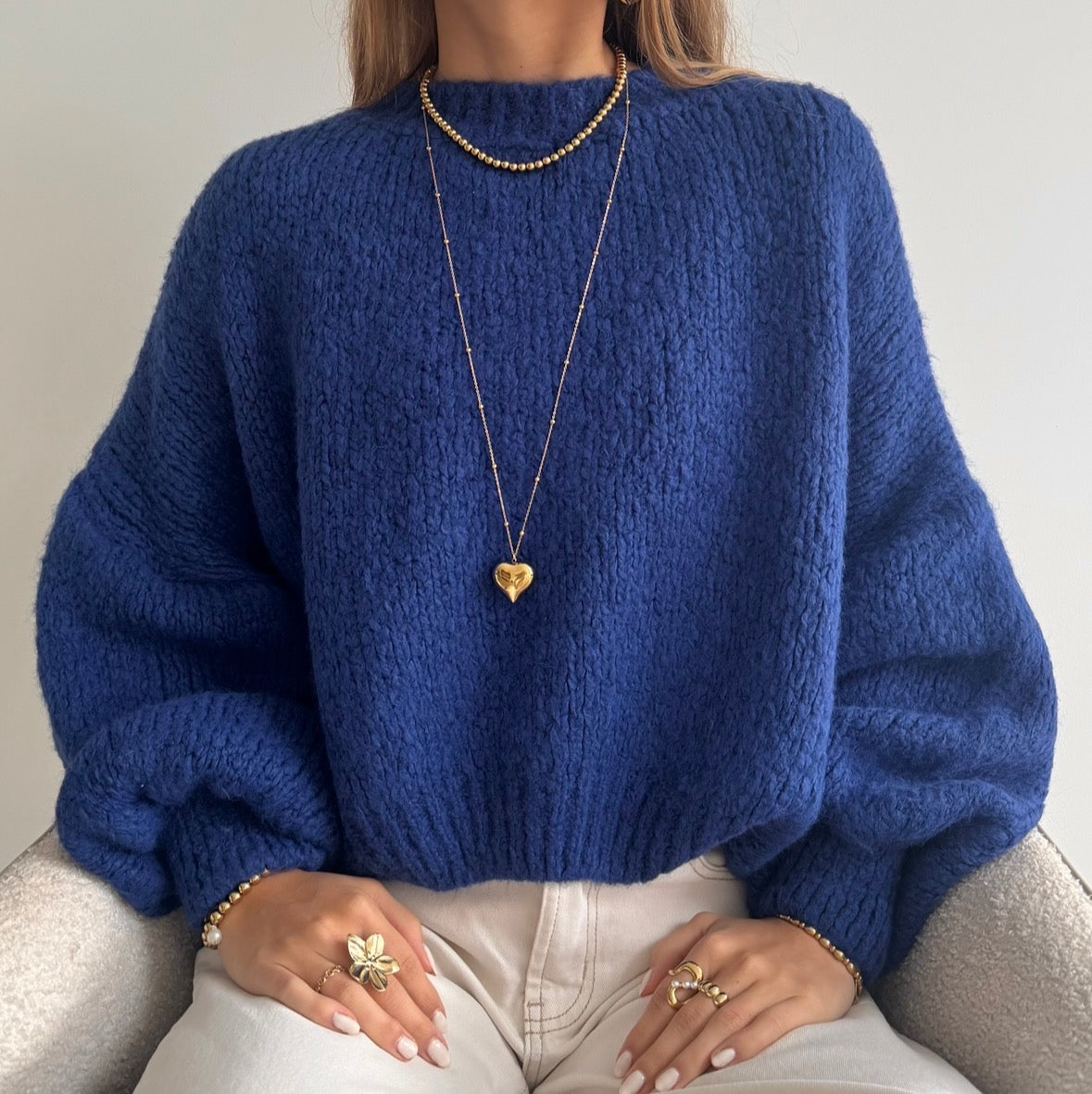 Millie Sweater Cobalt