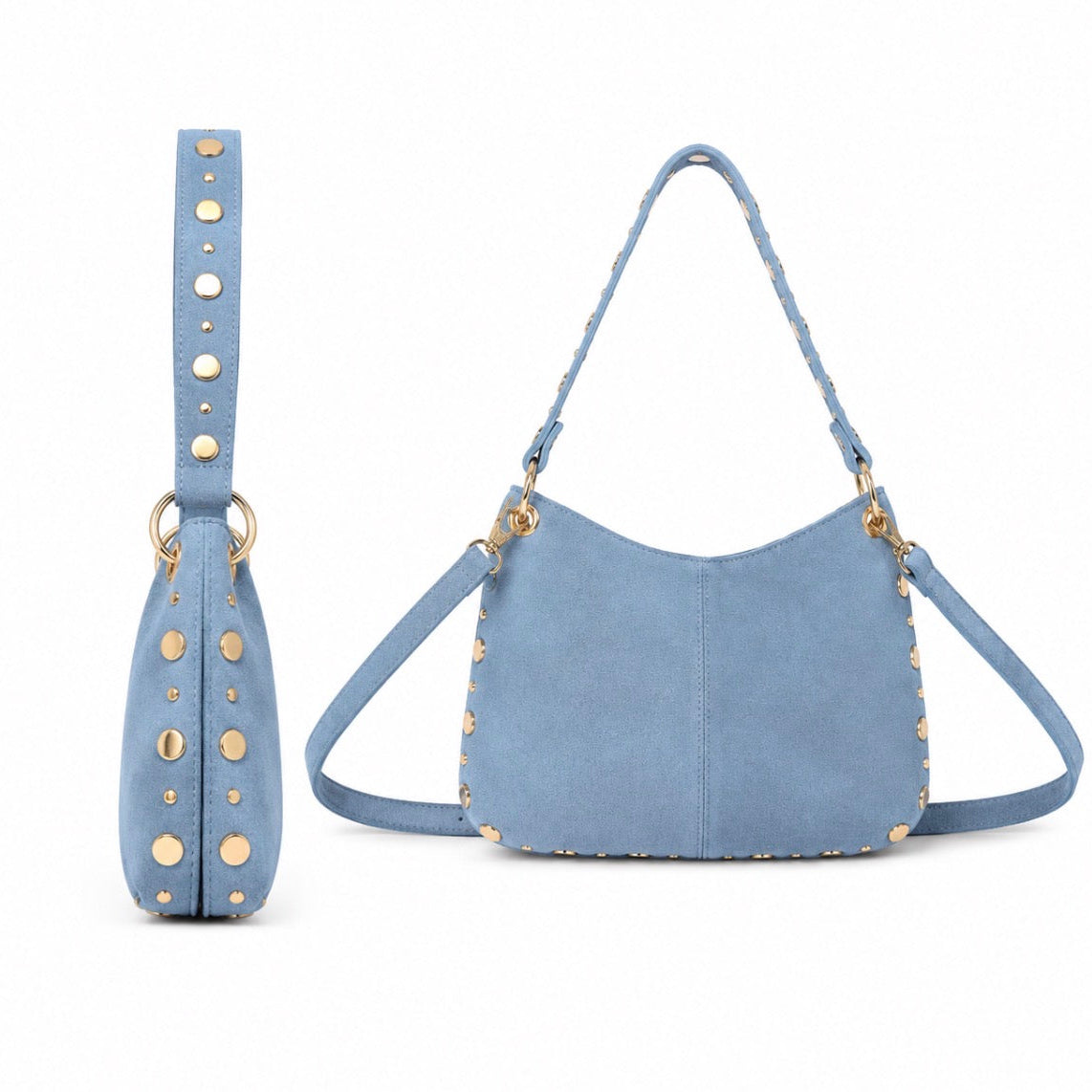 Studs City Bag Blue