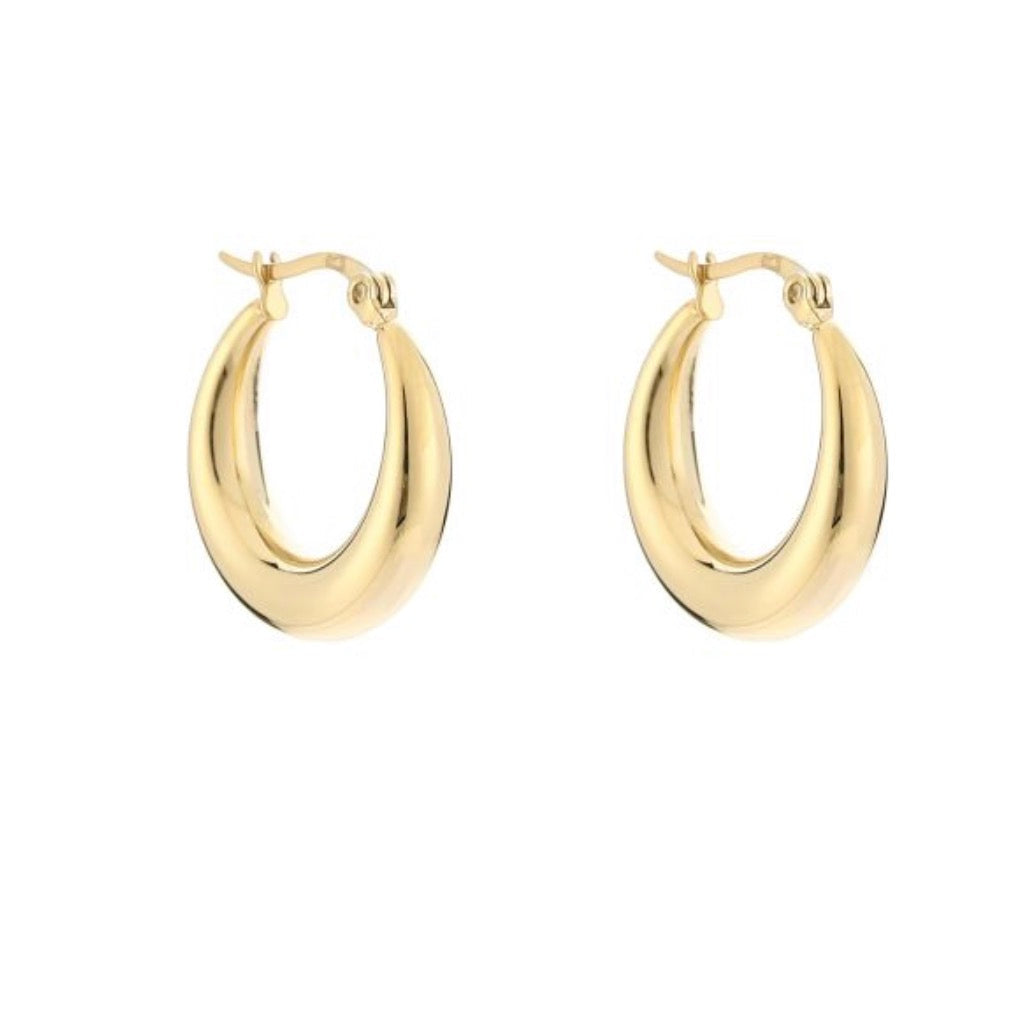 Small Nova Hoops Earrings Gold