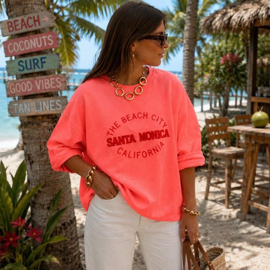 Santa Monica T-shirt Orange