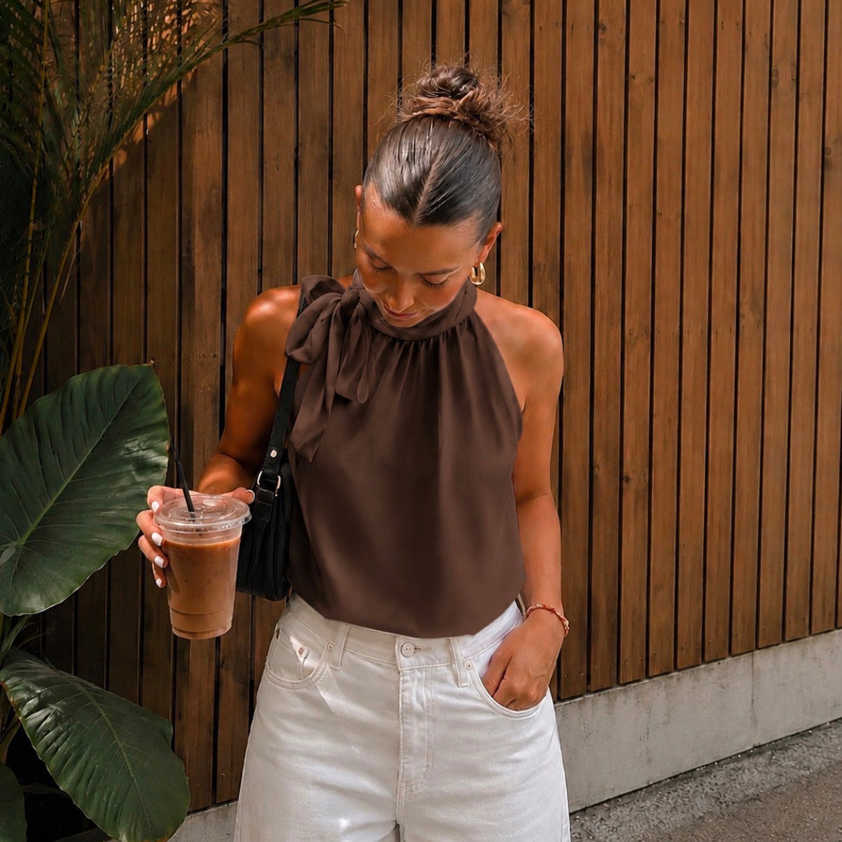 Bella Top Brown