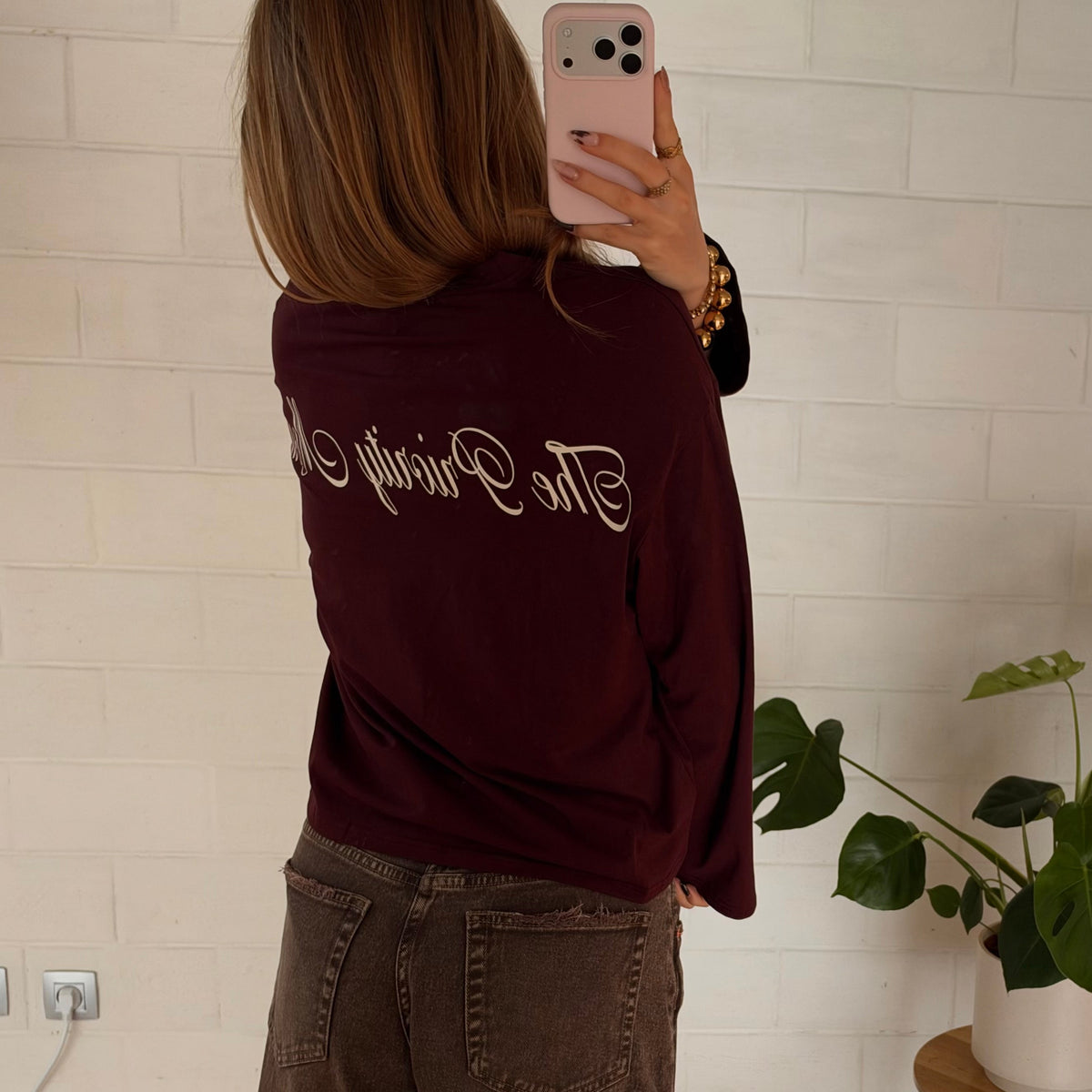 The Priority Longsleeve Bordeaux