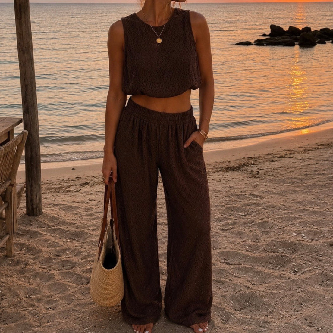 Moonlight Jumpsuit Brown