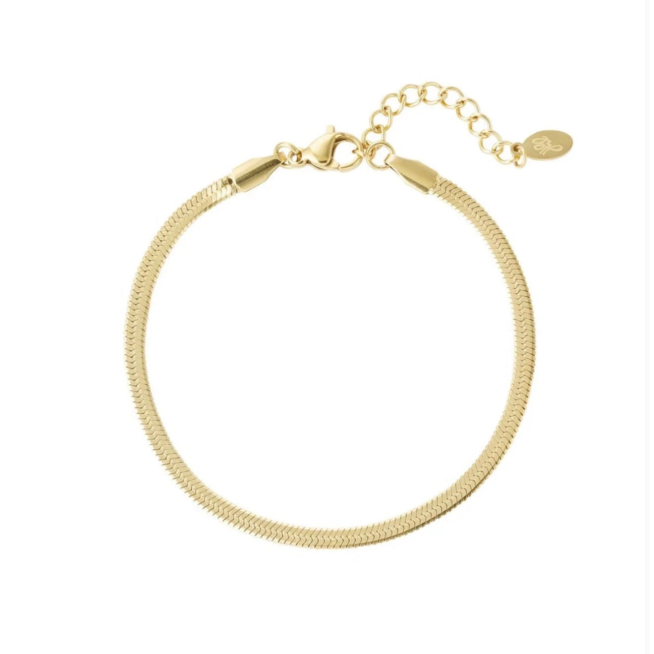 Plate Bracelet Gold