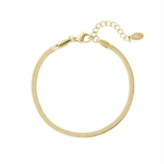 Plate Bracelet Gold