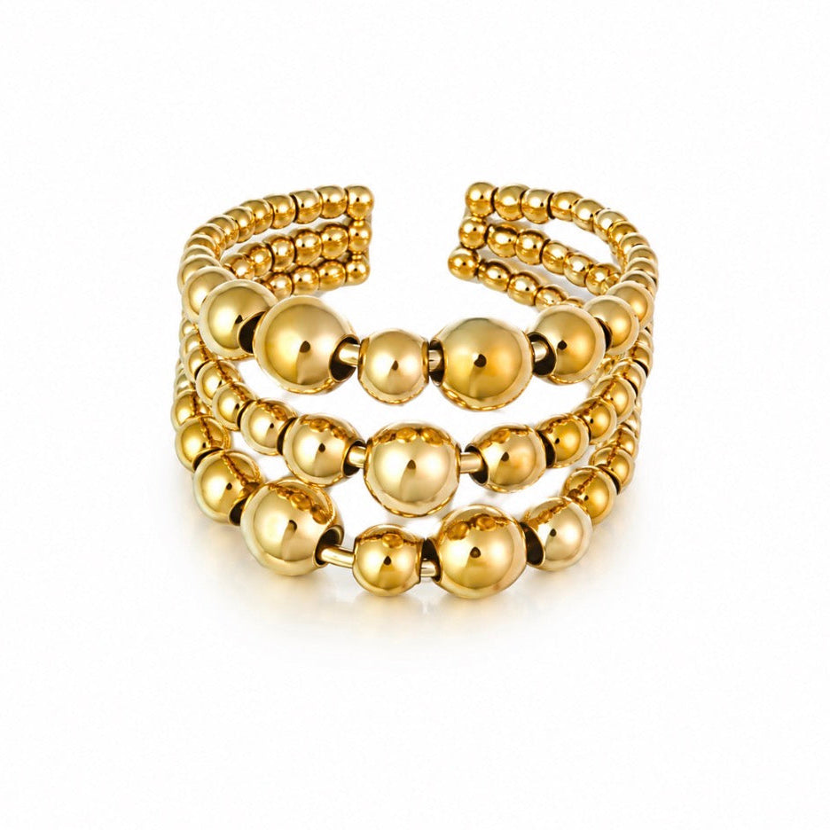 Big Multi Dots ring