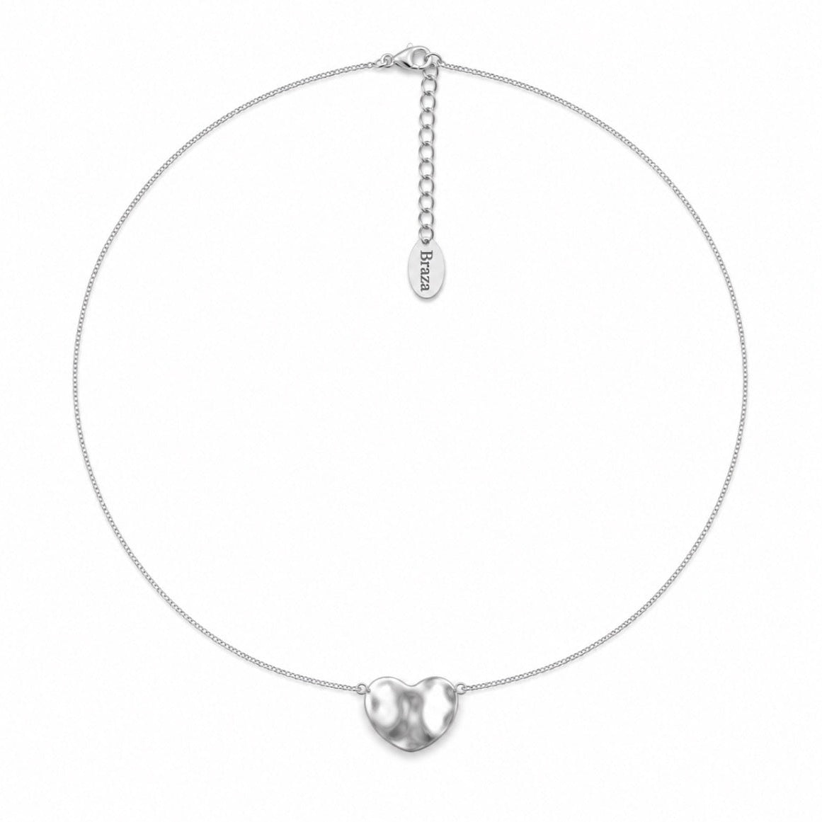 Small Heart Necklace Silver