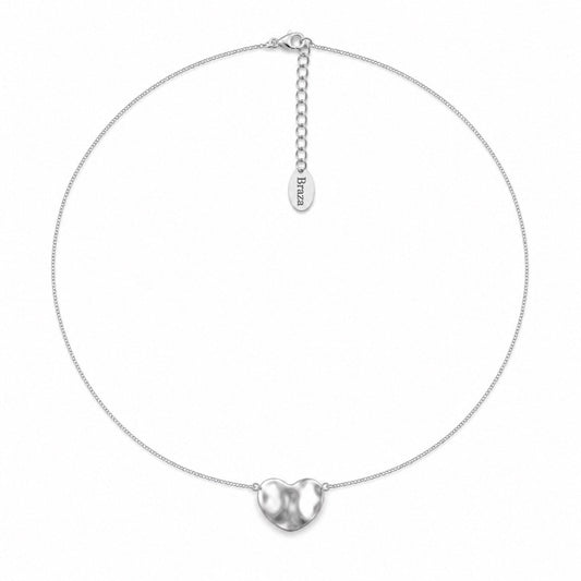 Small Heart Necklace Silver