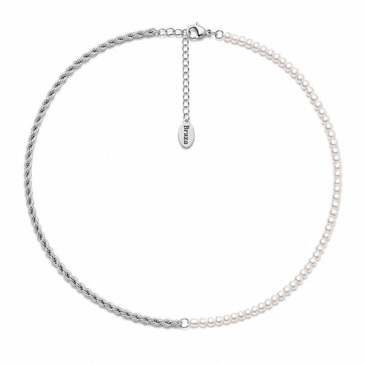 Double Necklace Silver