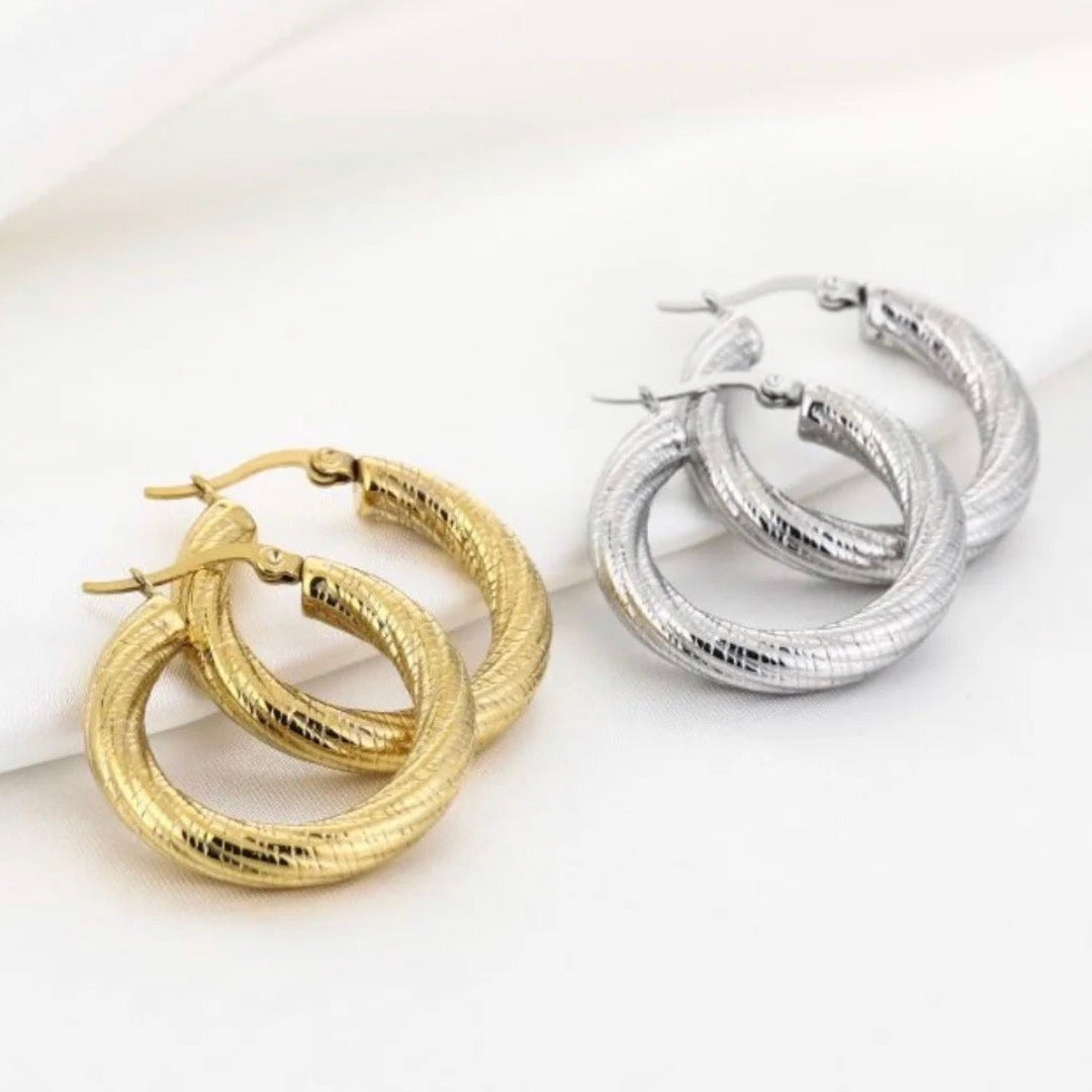 Bold Hoops Silver