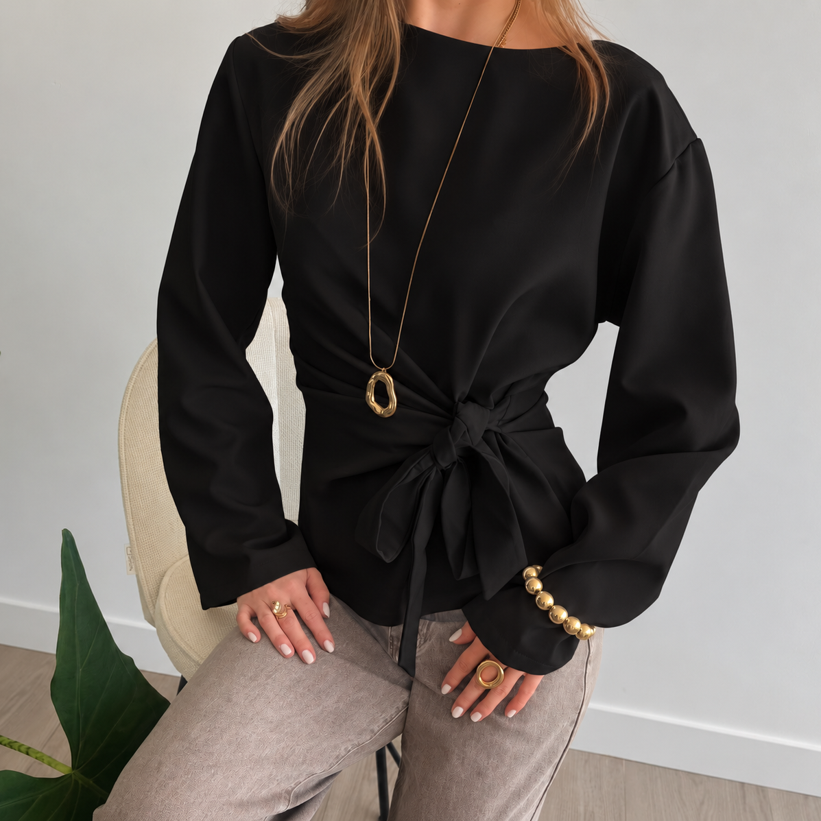 Selina Blouse Black
