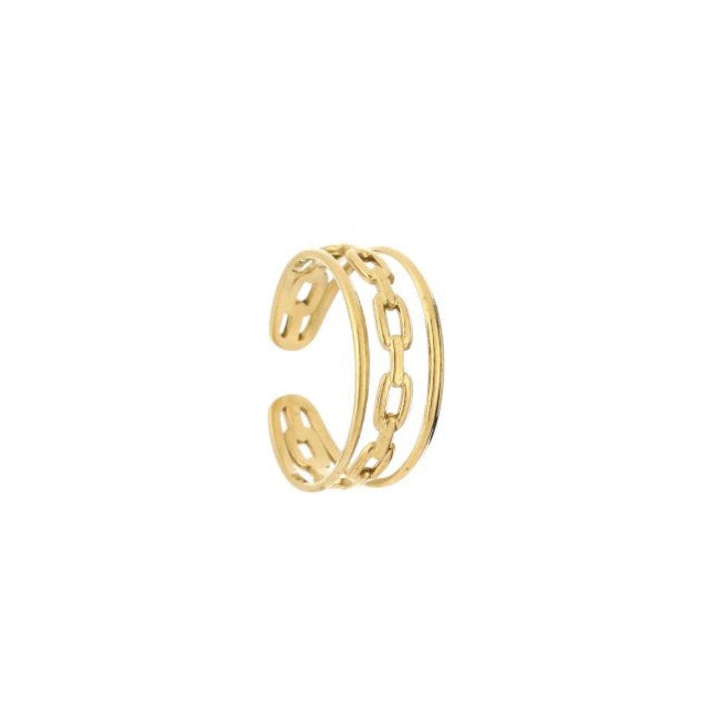 Triple Ring Gold