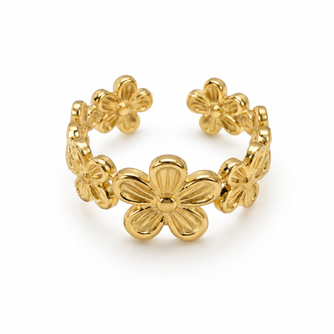 Sophie Flower Ring Gold