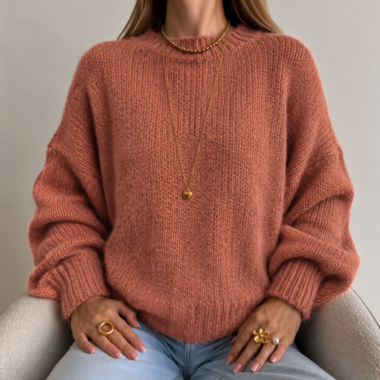 Millie Sweater Pepper Rosé