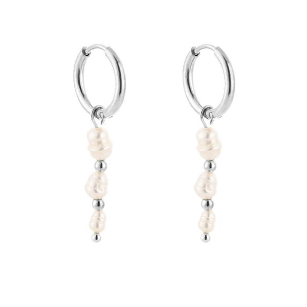Indy pearls Earrings Silver