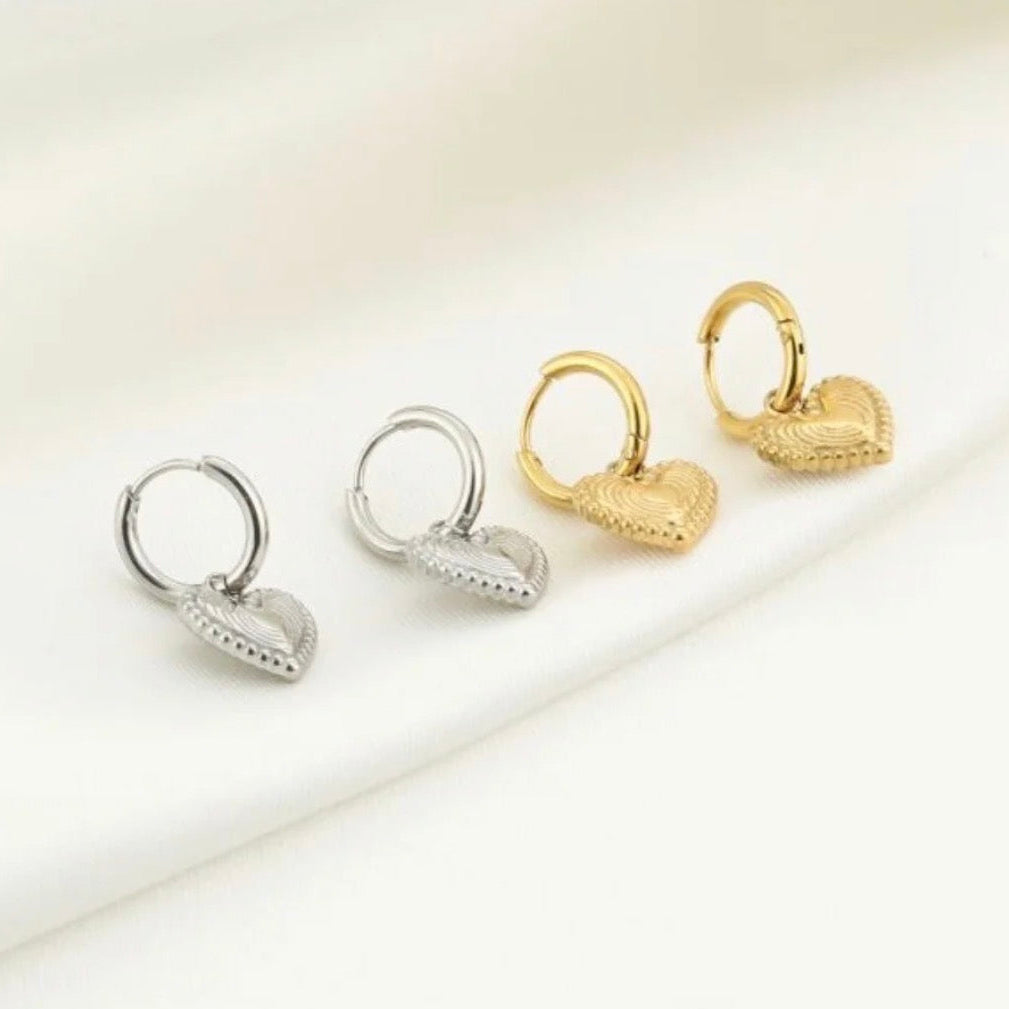 Little Heart Earrings Silver