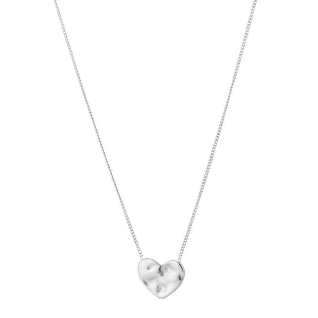 Small Heart Necklace Silver