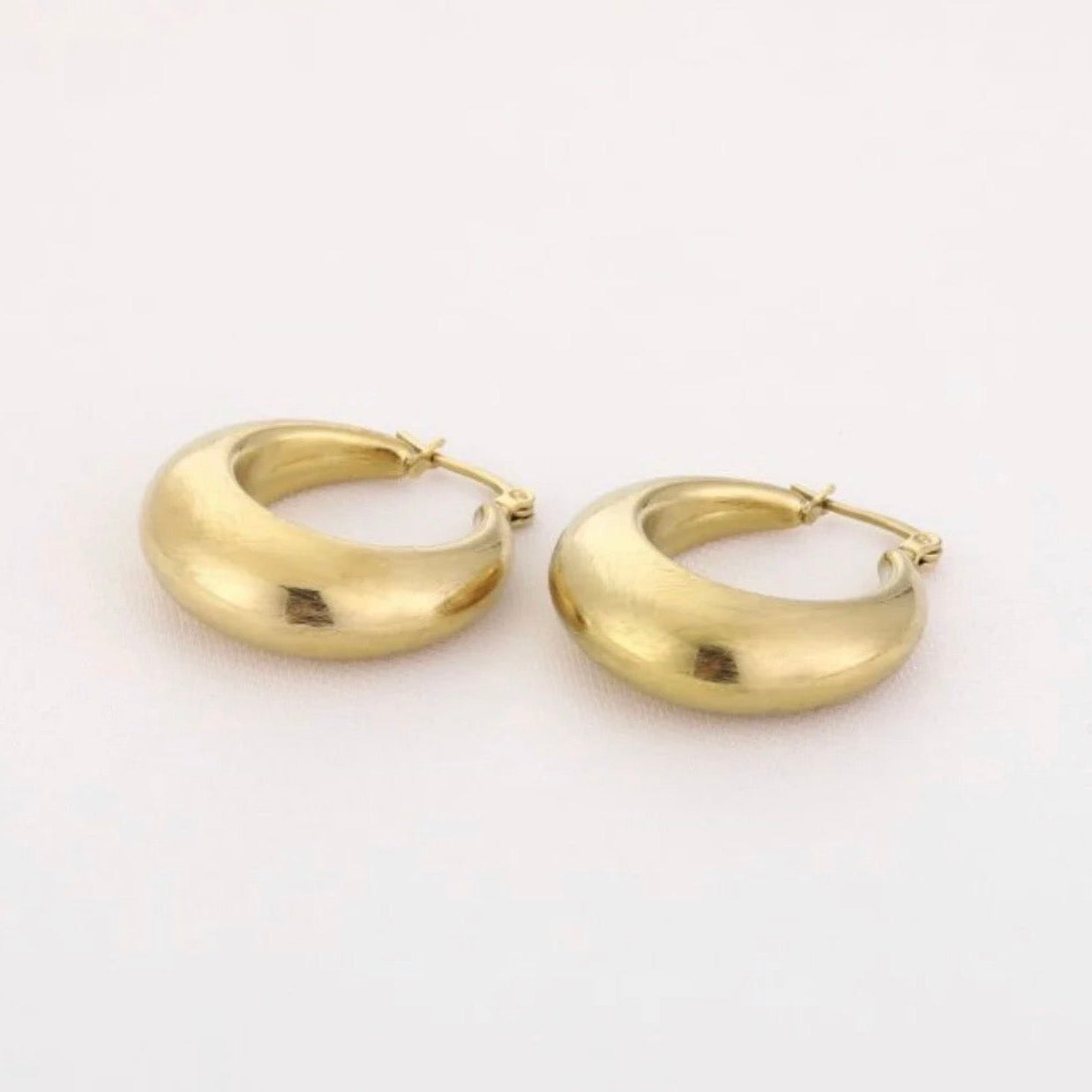 Royal Hoops Earrings Gold