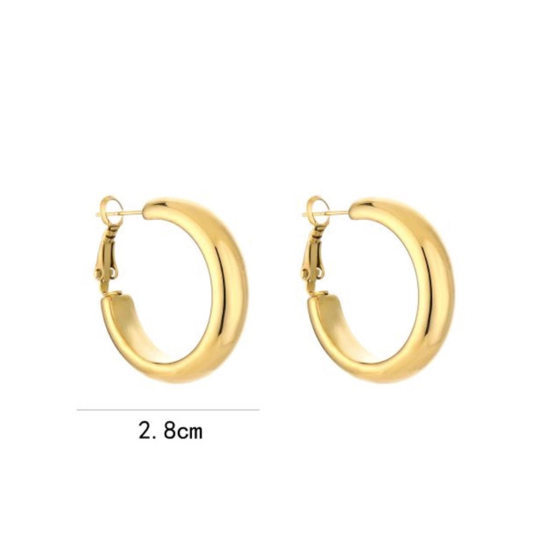 Elisa Hoops Gold