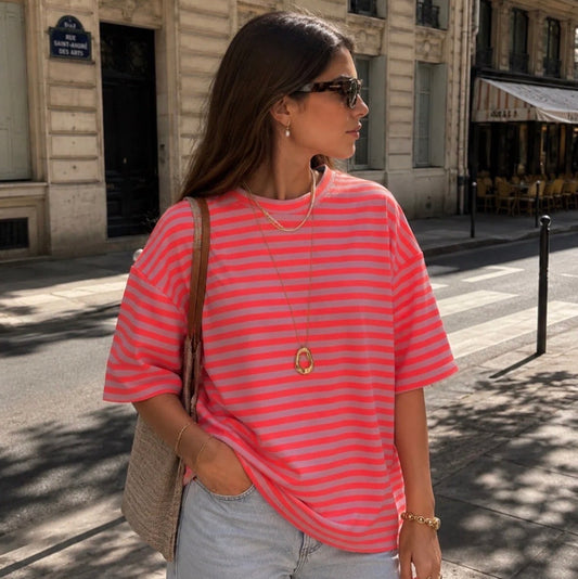 Eloise Striped T-shirt Orange