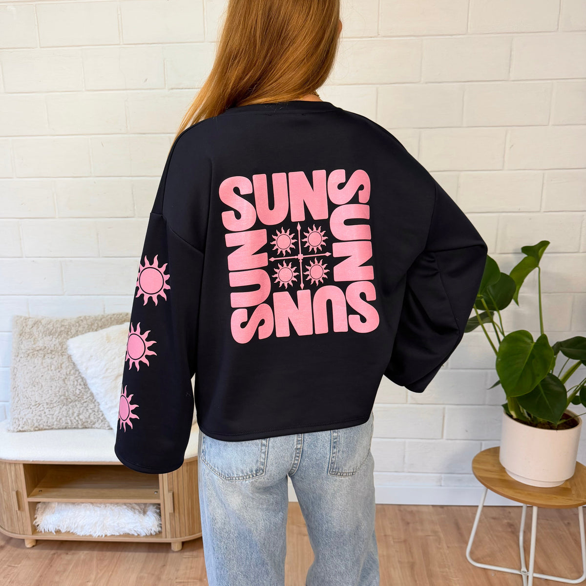 Sunny Longsleeve Navy & Pink