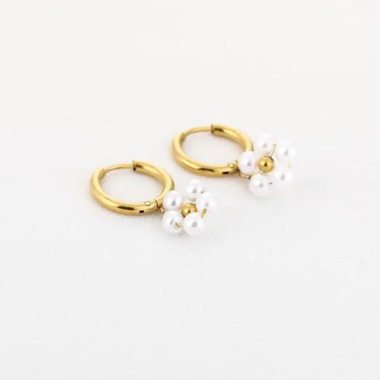 Daisy Earrings Gold