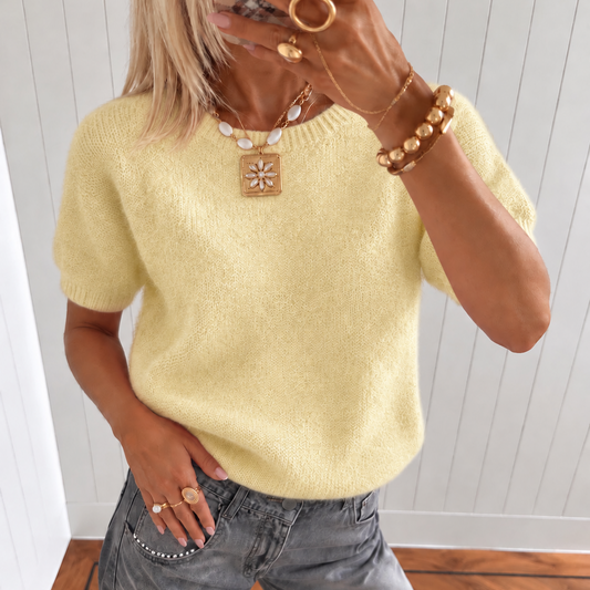 Livia Top Butter Yellow