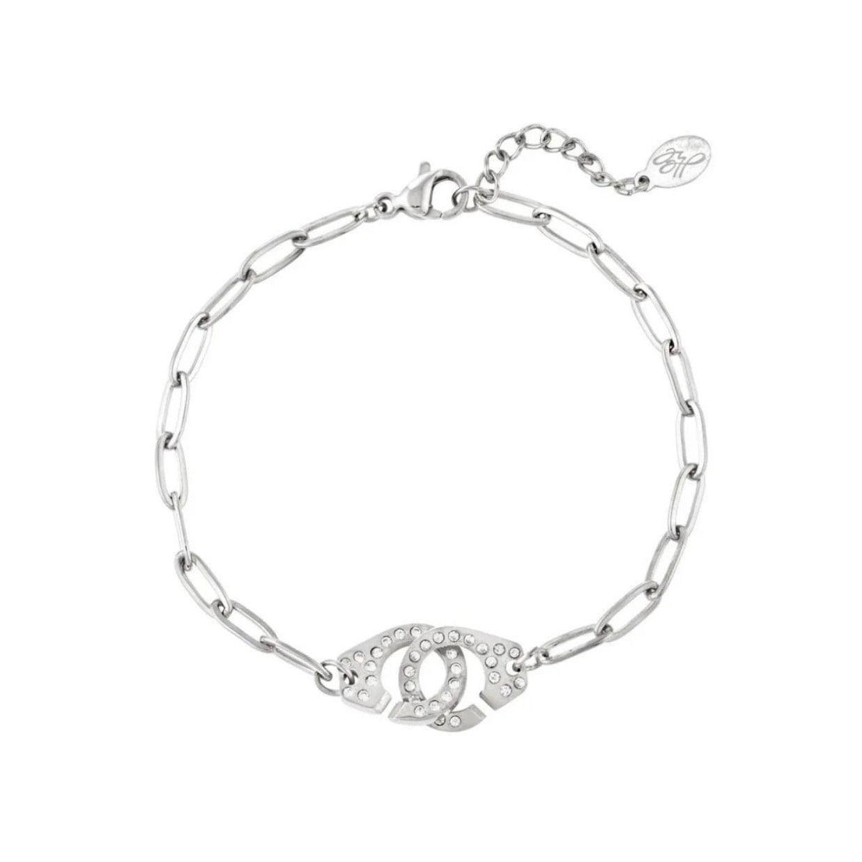 Sparkle Linked Bracelet Silver