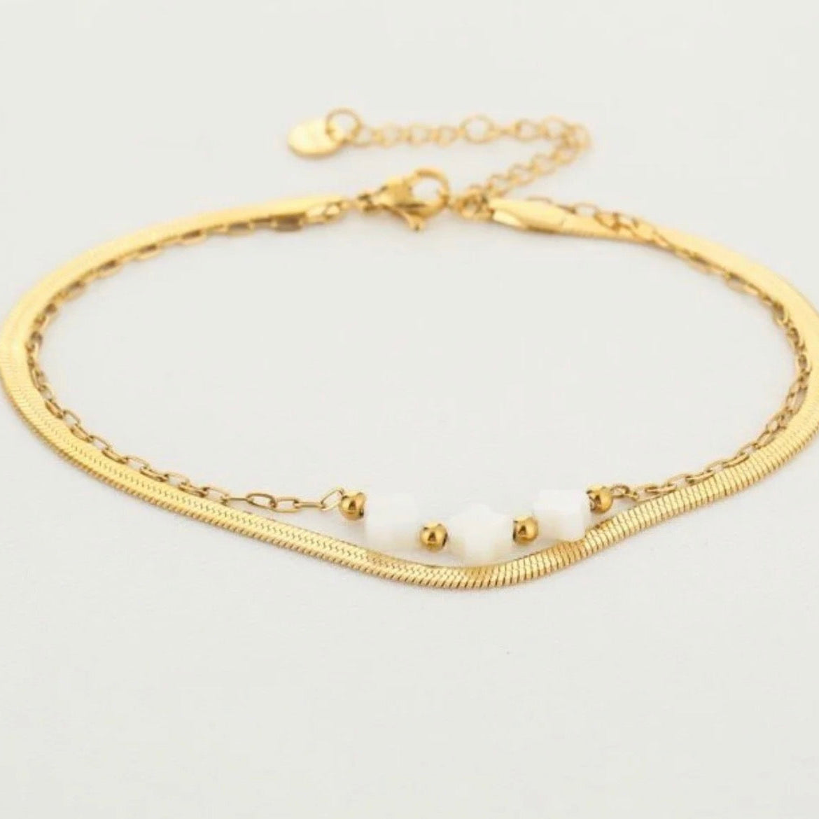 Clover Ankle Bracelet Gold