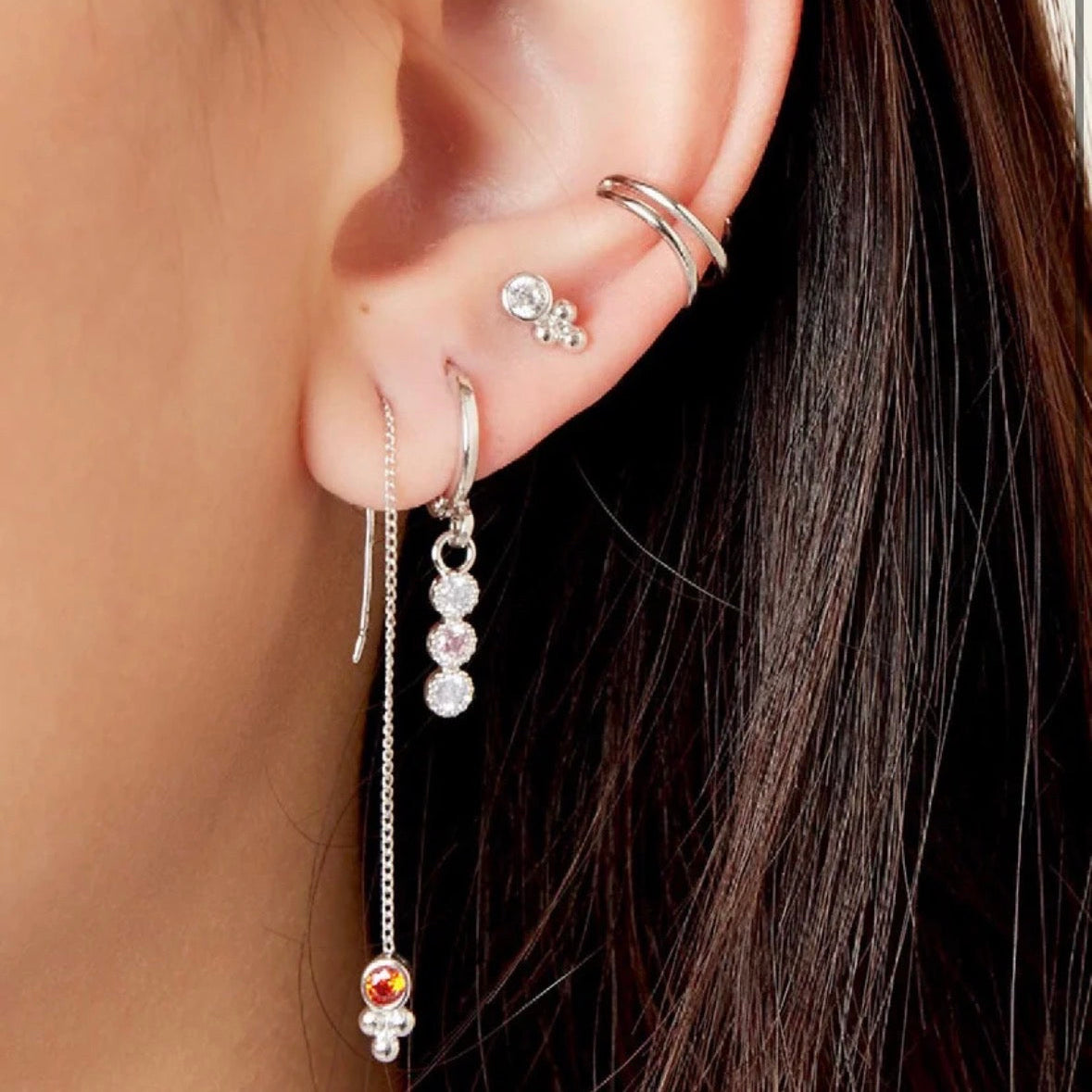 Spiral Earcuff Silver