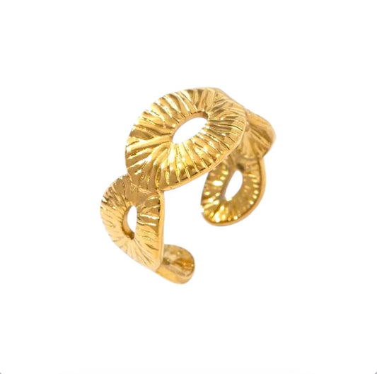 Pola Hoop Ring Gold