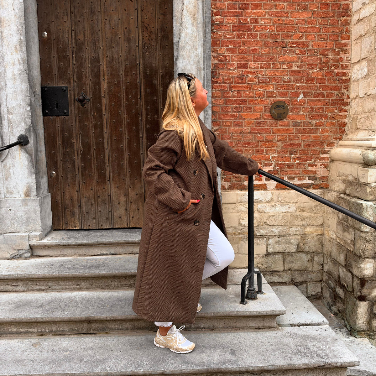 Chloé Long Coat Brown